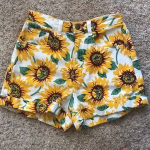 American Apparel Sunflower Shorts
